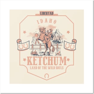 Ketchum Idaho wild west town Posters and Art